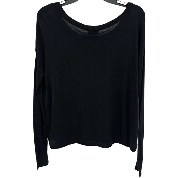 $185 Line Sweater in Caviar Modal and Cashmere Size XS - Picture 2 of 8